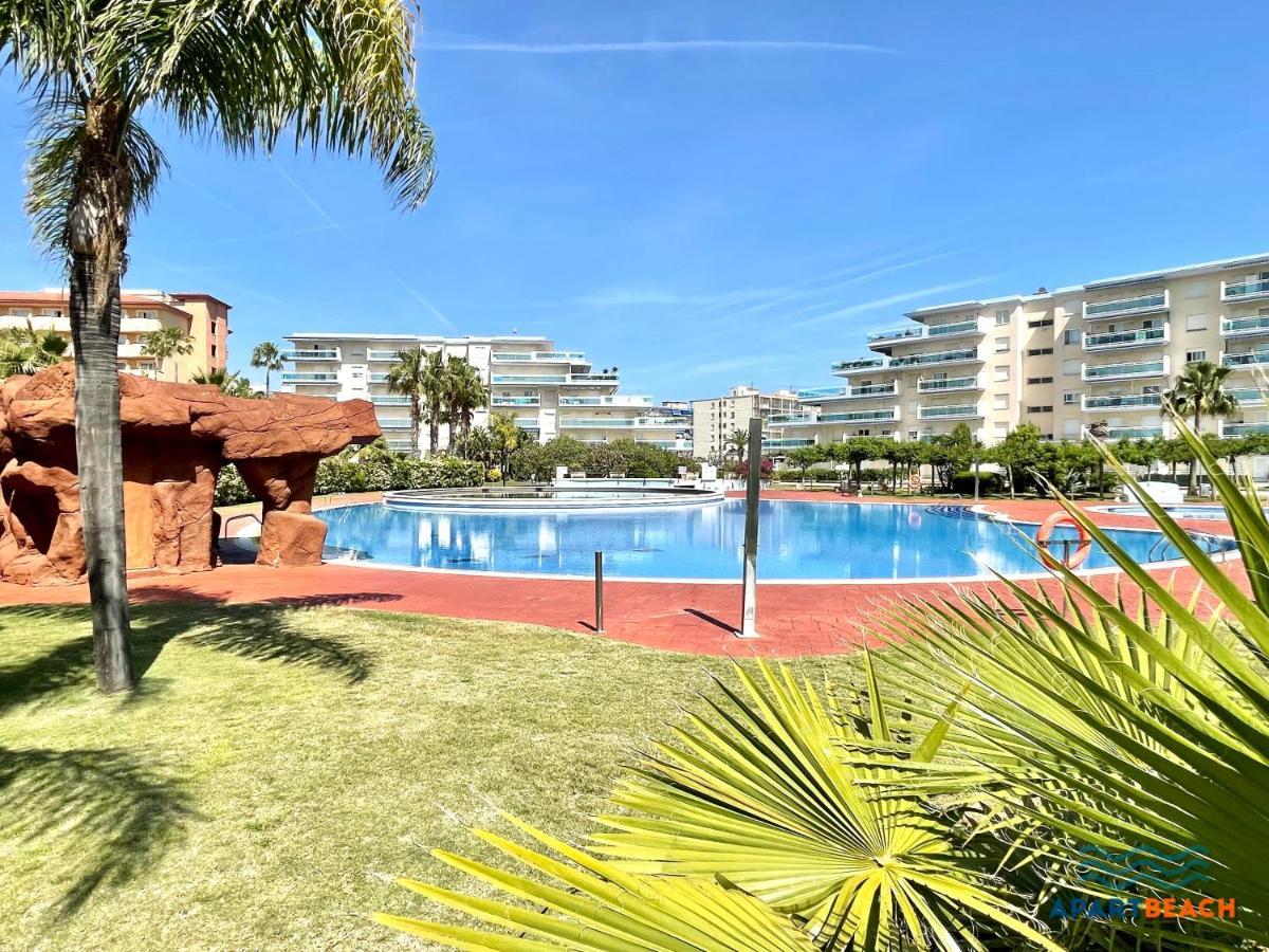 Apartbeach Los Juncos Residencial Piscinas Y Petanca La Pineda Esterno foto