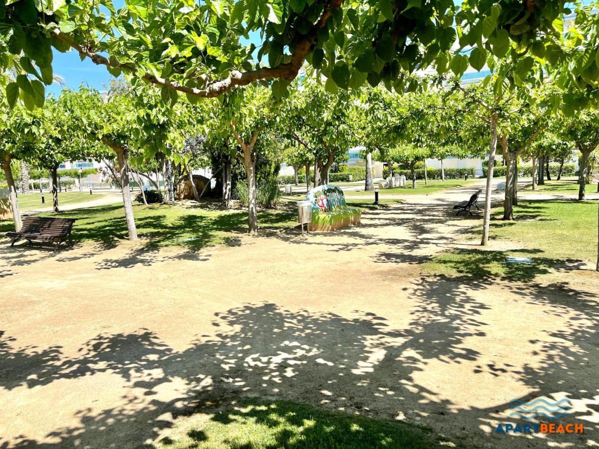 Apartbeach Los Juncos Residencial Piscinas Y Petanca La Pineda Esterno foto