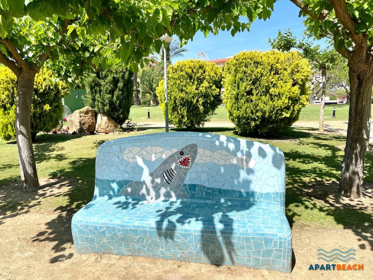 Apartbeach Los Juncos Residencial Piscinas Y Petanca La Pineda Esterno foto