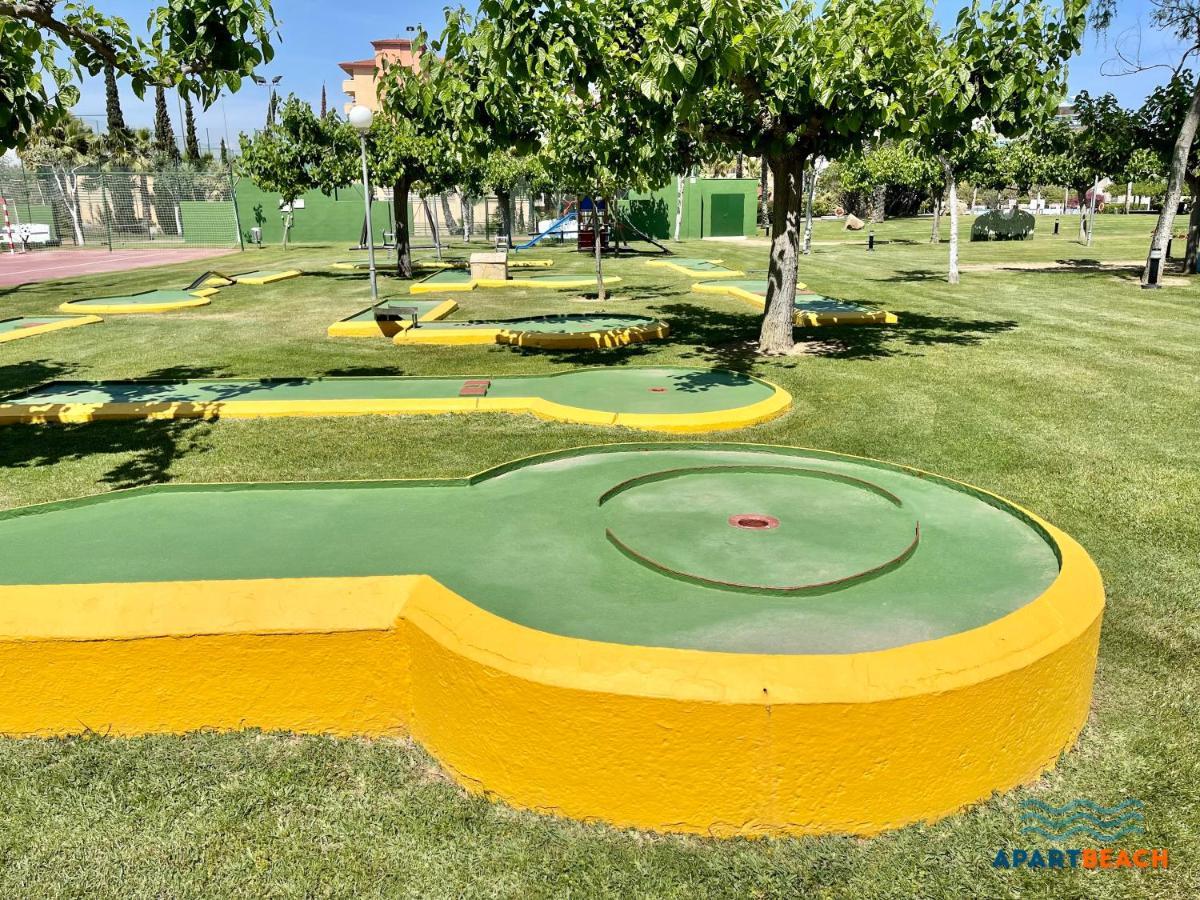Apartbeach Los Juncos Residencial Piscinas Y Petanca La Pineda Esterno foto