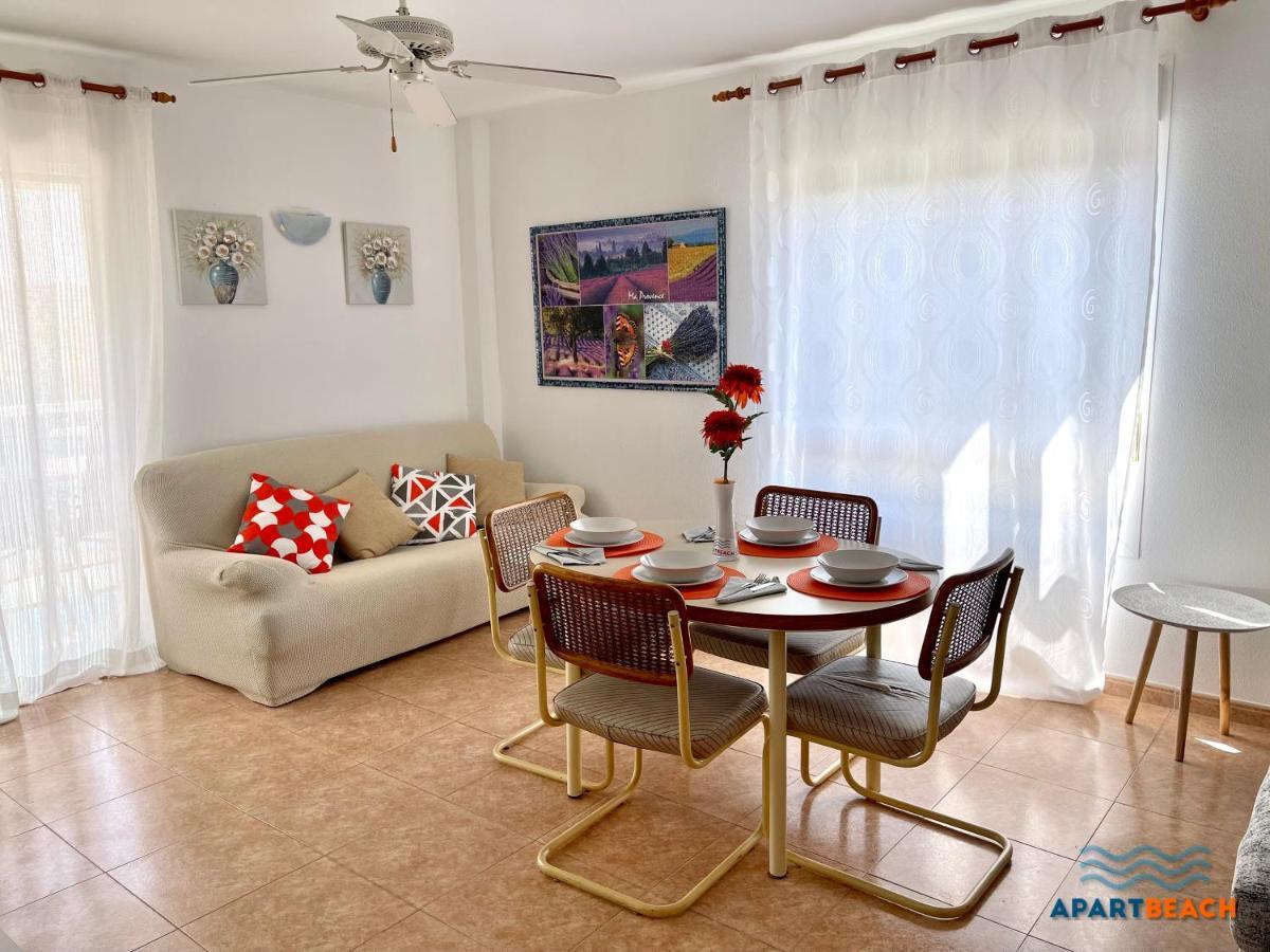 Apartbeach Los Juncos Residencial Piscinas Y Petanca La Pineda Esterno foto