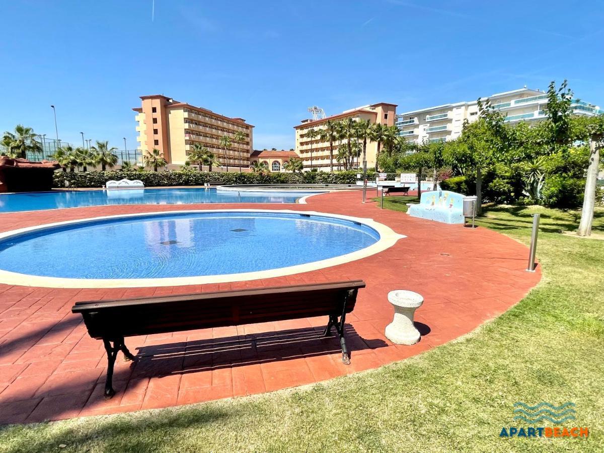 Apartbeach Los Juncos Residencial Piscinas Y Petanca La Pineda Esterno foto