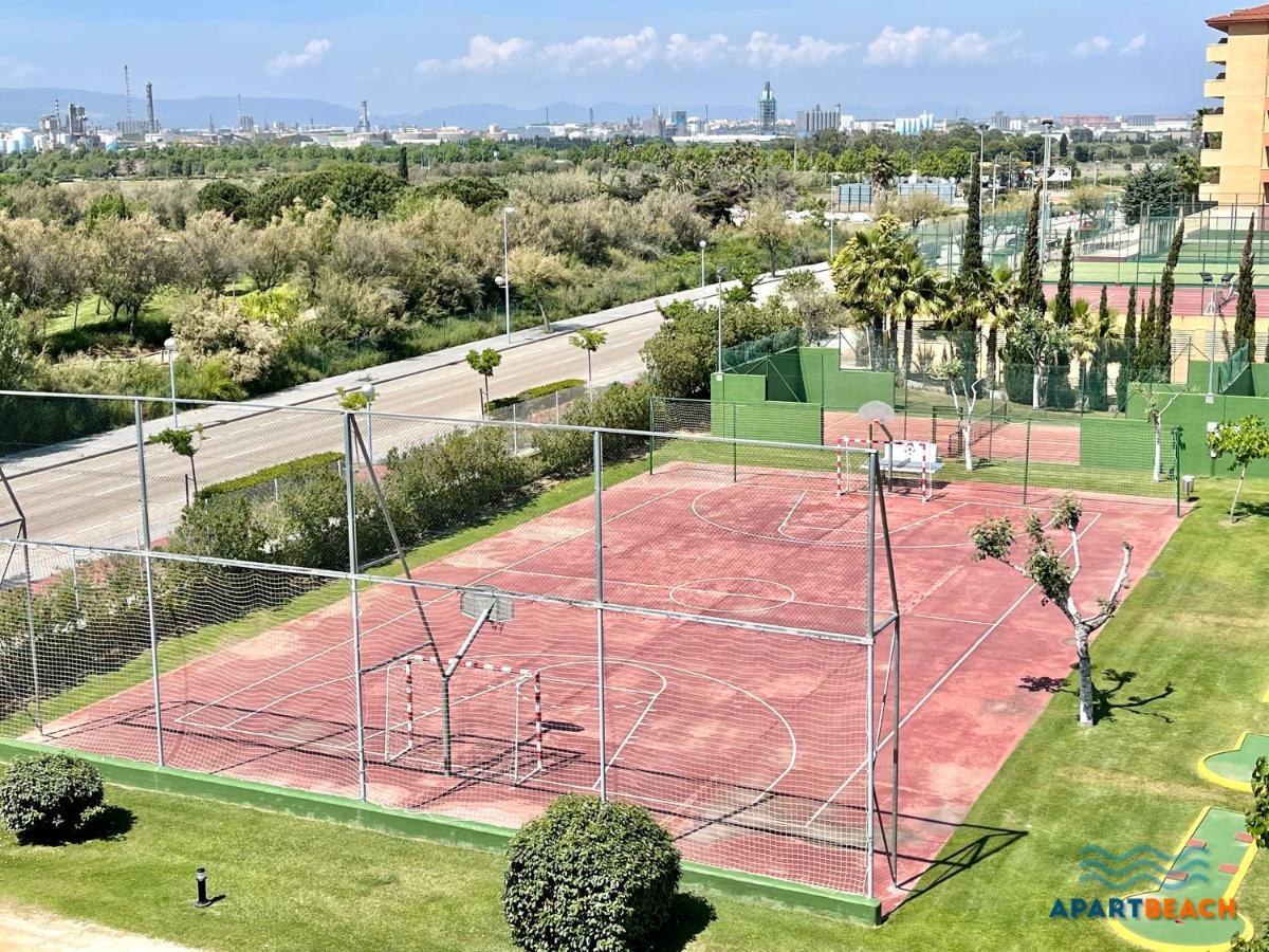 Apartbeach Los Juncos Residencial Piscinas Y Petanca La Pineda Esterno foto