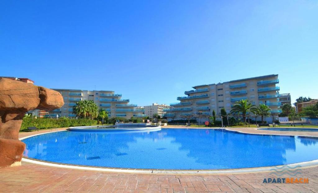 Apartbeach Los Juncos Residencial Piscinas Y Petanca La Pineda Esterno foto