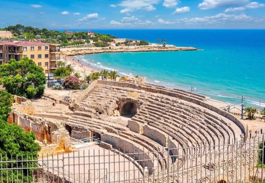 Apartbeach Los Juncos Residencial Piscinas Y Petanca La Pineda Esterno foto
